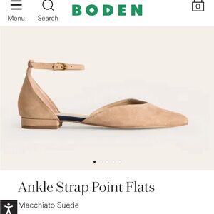 Boden Ankle Strap Flats